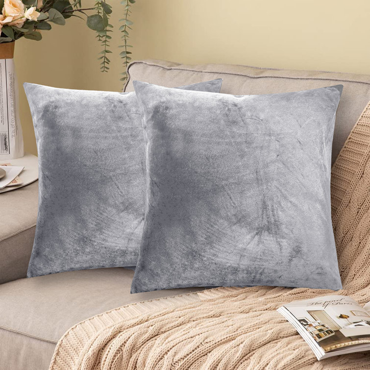 Canora Grey Crushed Velvet Cushion Cover & Reviews Wayfair.ie